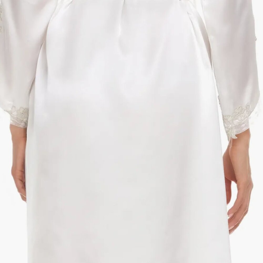 Bridal by Flora Nikrooz Satin Stella Robe 3X NWT - Picture 5 of 11